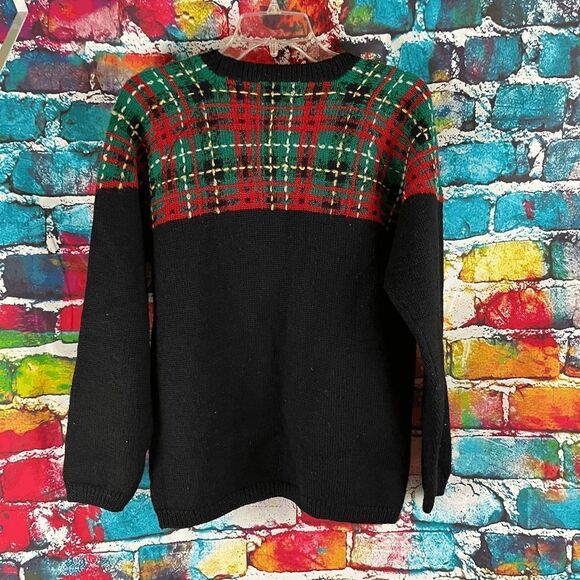 Vintage Pendleton 100% Virgin Wool Cardigan Sweater MP Medium Petite Gold Tone B - Picture 5 of 5